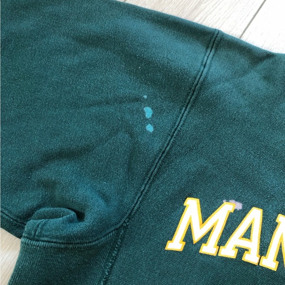 Vintage Champion Manhattan College Crew Neck Sweatshirt Made in USA - Picture 2 of 12